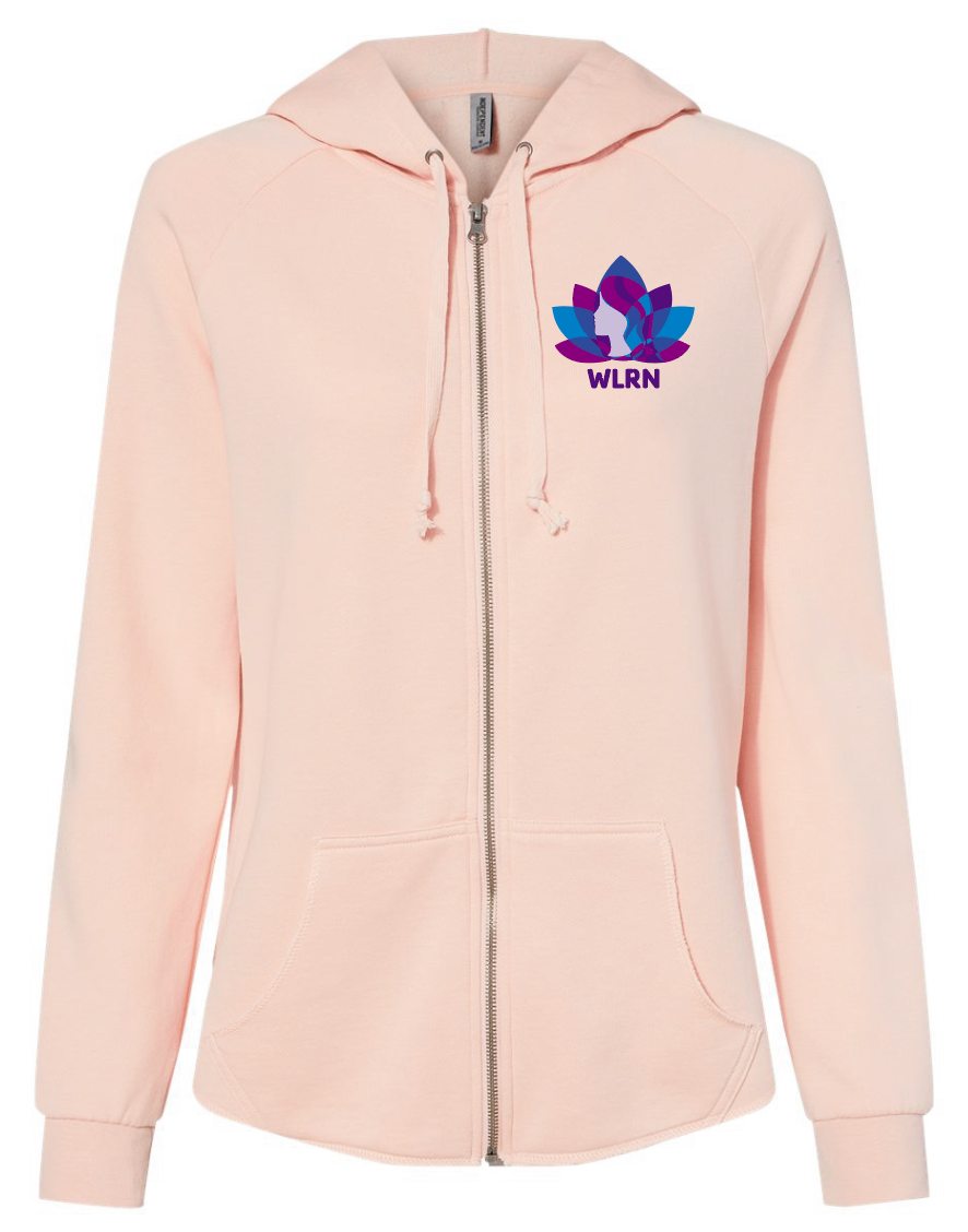 WLRN Ladies' Soft Full-Zip Hooded Sweatshirt