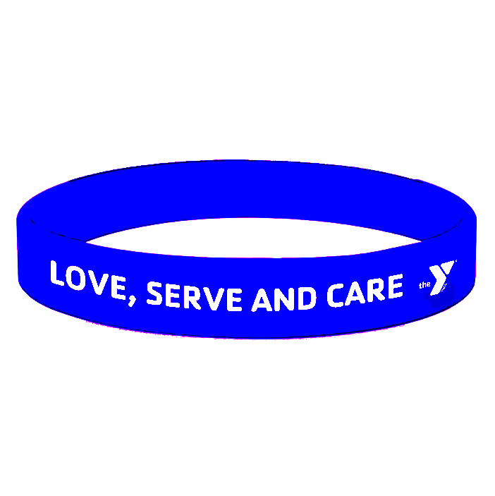 Debossed Color Filled Silicone Wristbands