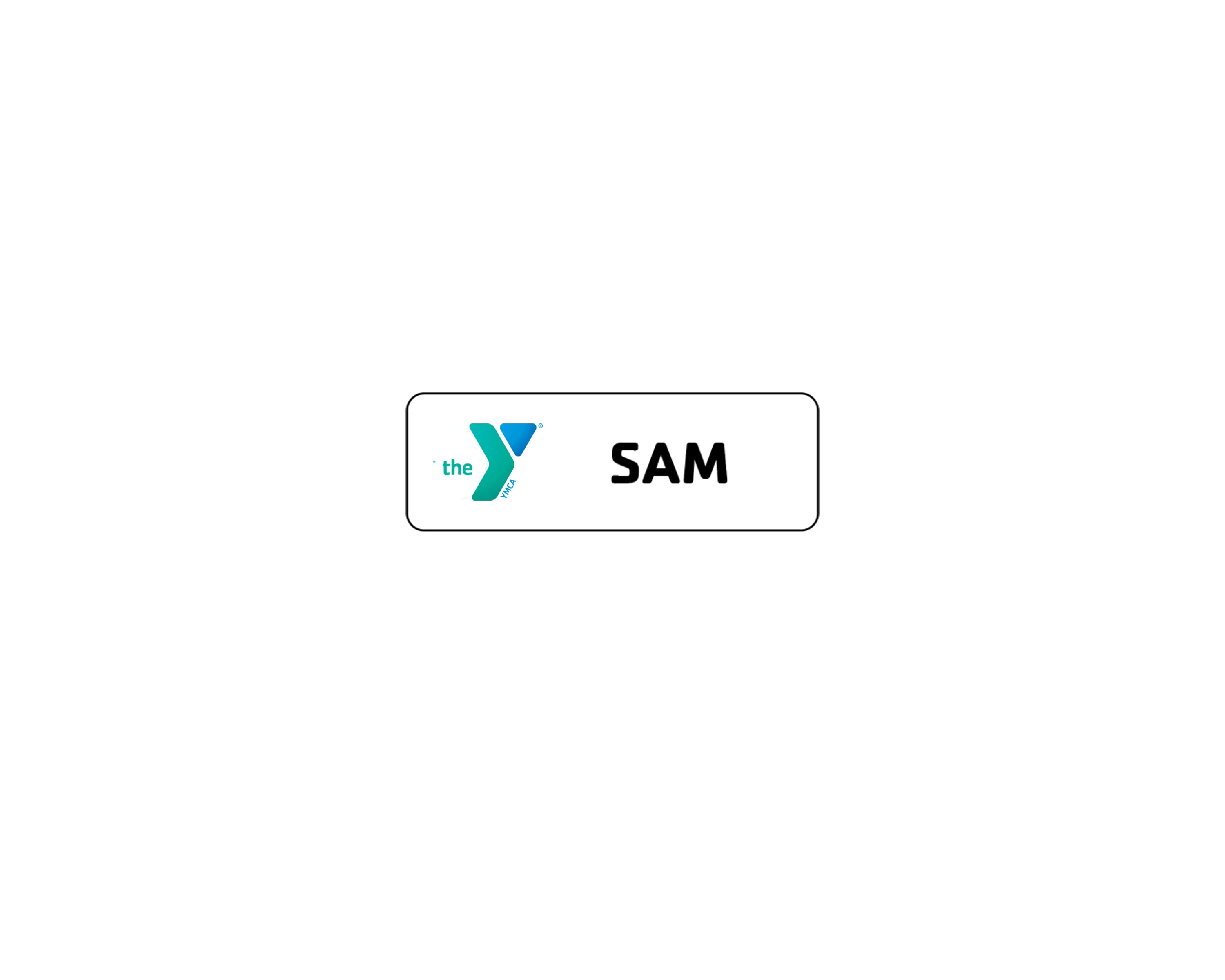 1 LINE Rectangle Badge (1"x3")