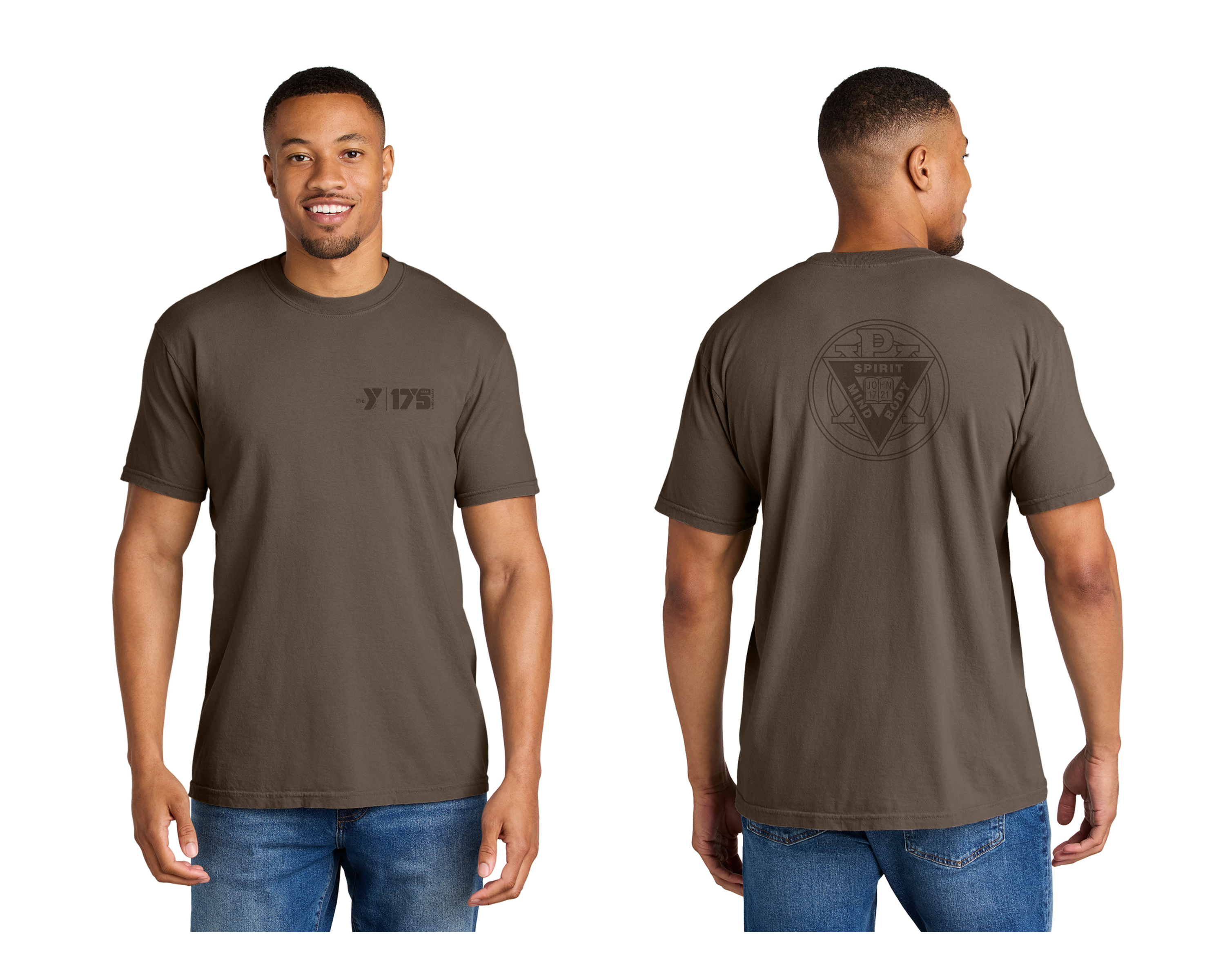 Retro 175th Anniversary Mind Body Spirit Heavyweight Tee