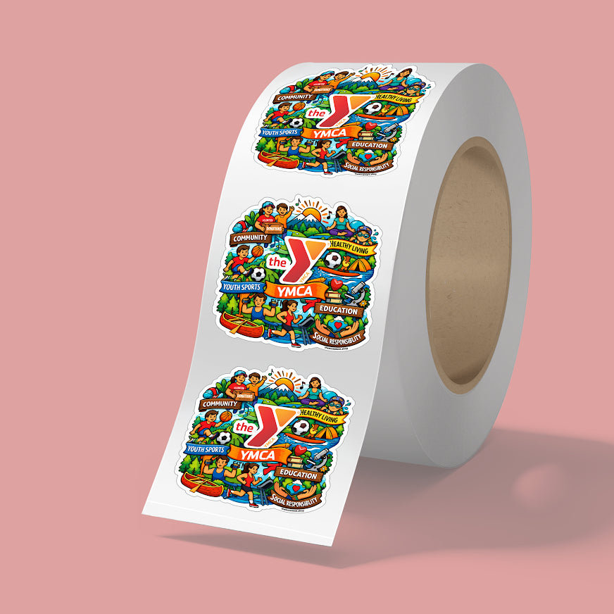 2"x2" Sticker on Roll