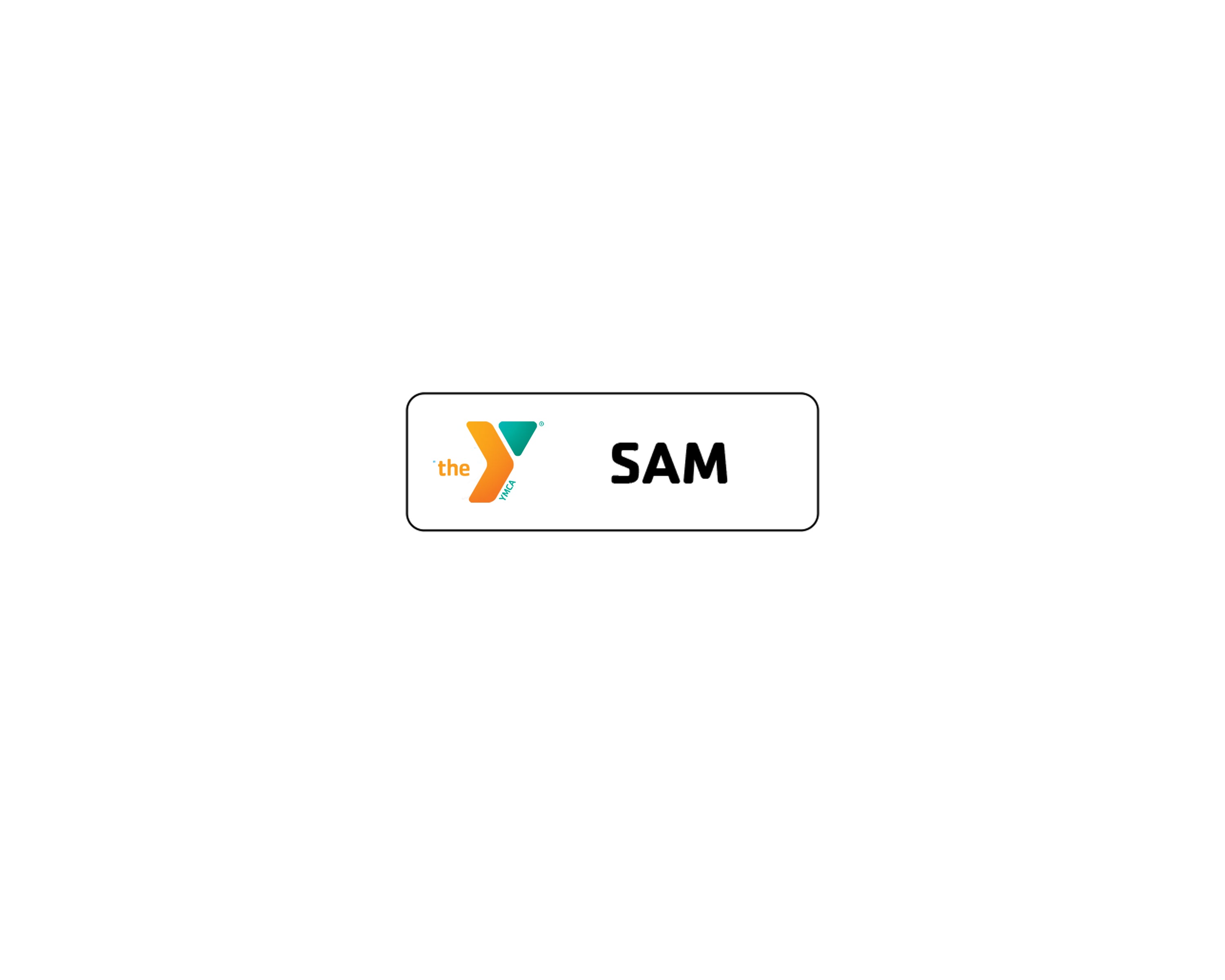 1 LINE Rectangle Badge (1"x3")